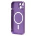 Чехол-накладка для Apple iPhone 15 (сиреневый) - SM020 Matte SafeMag