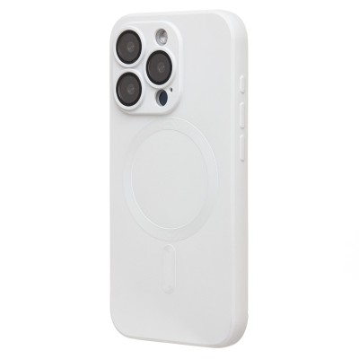 Чехол-накладка для Apple iPhone 15 Pro (белый) - SM020 Matte SafeMag