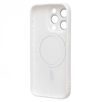 Чехол-накладка для Apple iPhone 15 Pro (белый) - SM020 Matte SafeMag