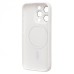 Чехол-накладка для Apple iPhone 15 Pro (белый) - SM020 Matte SafeMag