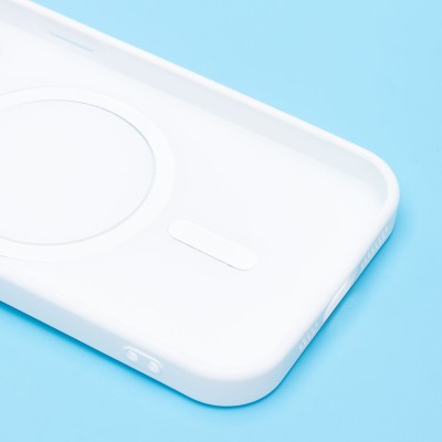 Чехол-накладка для Apple iPhone 15 Pro (белый) - SM020 Matte SafeMag