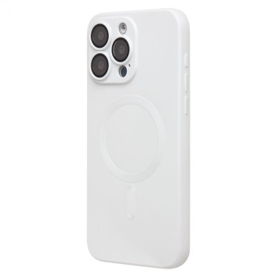 Чехол-накладка для Apple iPhone 15 Pro Max (белый) - SM020 Matte SafeMag