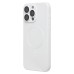 Чехол-накладка для Apple iPhone 15 Pro Max (белый) - SM020 Matte SafeMag
