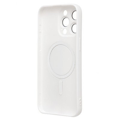 Чехол-накладка для Apple iPhone 15 Pro Max (белый) - SM020 Matte SafeMag