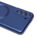 Чехол-накладка для Samsung G991 Galaxy S21 (темно-синий) - SM020 Matte SafeMag