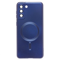 Чехол-накладка для Samsung G996 Galaxy S21+ (темно-синий) - SM020 Matte SafeMag