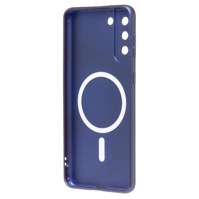 Чехол-накладка для Samsung G996 Galaxy S21+ (темно-синий) - SM020 Matte SafeMag