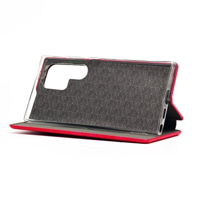 Чехол-книжка для Samsung Galaxy S24 Ultra (розовый) - BC002