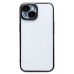Чехол-накладка для Apple iPhone 15 (черный) - PC073 с закрытой камерой