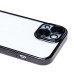 Чехол-накладка для Apple iPhone 15 (черный) - PC073 с закрытой камерой