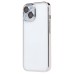 Чехол-накладка для Apple iPhone 15 (серебяный) - PC073 с закрытой камерой