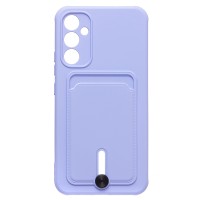 Чехол-накладка для Samsung A346 Galaxy A34 (темно-фиолетовый) - SC304 с картхолдером