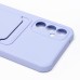 Чехол-накладка для Samsung A346 Galaxy A34 (темно-фиолетовый) - SC304 с картхолдером