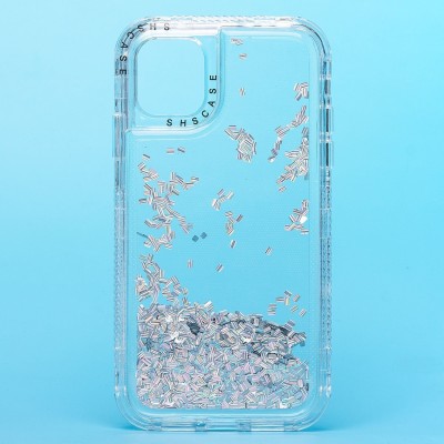 Чехол-накладка для Apple iPhone 11 (серебяный) - SC333