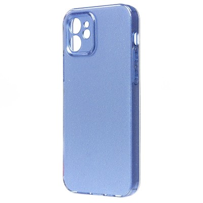 Чехол-накладка для Apple iPhone 12 (голубой) - SC328