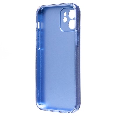 Чехол-накладка для Apple iPhone 12 (голубой) - SC328