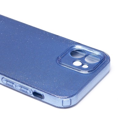 Чехол-накладка для Apple iPhone 12 (голубой) - SC328