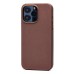 Чехол-накладка для Apple iPhone 15 Pro Max (серо-коричневый) - FineW SafeMag