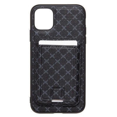 Чехол-накладка c картхолдером для Apple iPhone 11 (черный) SM022 SafeMag