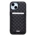 Чехол-накладка для Apple iPhone 15 (черный) - SM022 SafeMag c картхолдером