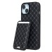 Чехол-накладка для Apple iPhone 15 (черный) - SM022 SafeMag c картхолдером
