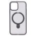 Чехол-накладка для Apple iPhone 12 (серый) - SM088 SafeMag