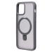 Чехол-накладка для Apple iPhone 12 (серый) - SM088 SafeMag