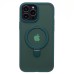 Чехол-накладка для Apple iPhone 14 Pro Max (темно-зеленый) - SM088 SafeMag