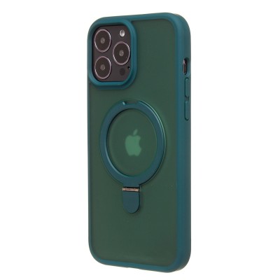 Чехол-накладка для Apple iPhone 14 Pro Max (темно-зеленый) - SM088 SafeMag