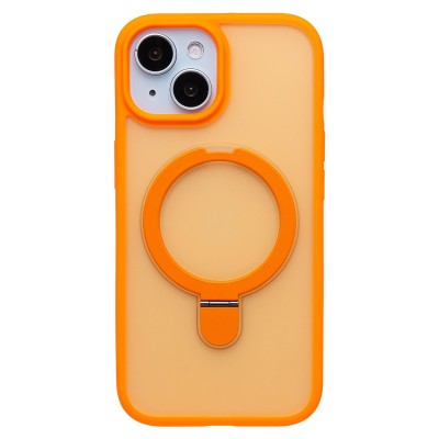 Чехол-накладка для Apple iPhone 15 (оранжевый) - SM088 SafeMag Чехол-накладка для Apple iPhone 15 (оранжевый) - SM088 SafeMag