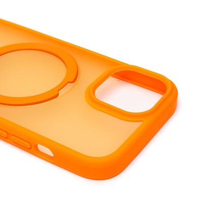 Чехол-накладка для Apple iPhone 15 (оранжевый) - SM088 SafeMag