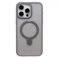 Чехол-накладка для Apple iPhone 15 Pro Max (серый) - SM088 SafeMag