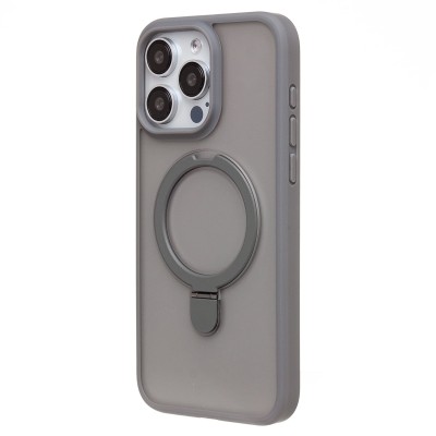 Чехол-накладка для Apple iPhone 15 Pro Max (серый) - SM088 SafeMag
