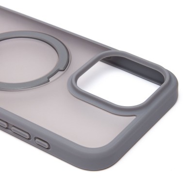 Чехол-накладка для Apple iPhone 15 Pro Max (серый) - SM088 SafeMag