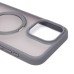 Чехол-накладка для Apple iPhone 15 Pro Max (серый) - SM088 SafeMag