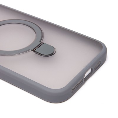 Чехол-накладка для Apple iPhone 15 Pro Max (серый) - SM088 SafeMag