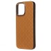 Чехол-накладка для Apple iPhone 15 Pro Max (коричневый) - SM089 SafeMag экокожа