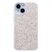 Чехол-накладка для Apple iPhone 15 россыпь кристаллов (белый) - PC071 POSH SHINE