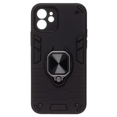 Чехол-накладка для Apple iPhone 12 (черный) - SGP001 противоударный