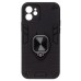 Чехол-накладка для Apple iPhone 12 (черный) - SGP001 противоударный
