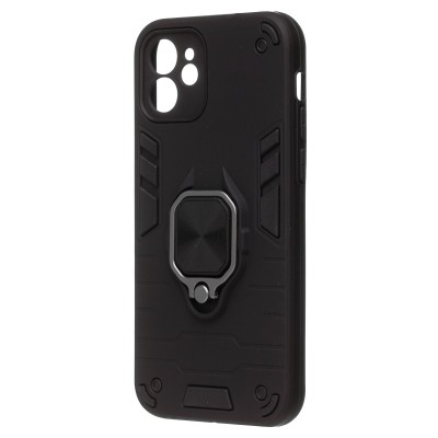Чехол-накладка для Apple iPhone 12 (черный) - SGP001 противоударный