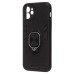 Чехол-накладка для Apple iPhone 12 (черный) - SGP001 противоударный