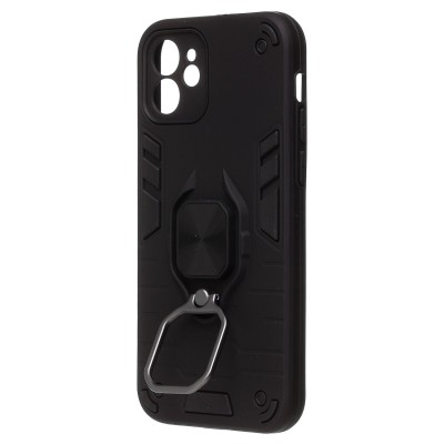 Чехол-накладка для Apple iPhone 12 (черный) - SGP001 противоударный