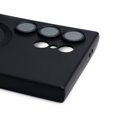 Чехол-накладка для Samsung Galaxy S24 Ultra (черный) - SM020 Matte SafeMag