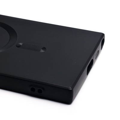 Чехол-накладка для Samsung Galaxy S24 Ultra (черный) - SM020 Matte SafeMag