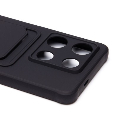 Чехол-накладка для Infinix Note 30 Pro (черный) - SC304 с картхолдером Чехол-накладка для Infinix Note 30 Pro (черный) - SC304 с картхолдером