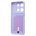 Чехол-накладка для Infinix Note 30 Pro (светло-фиолетовый) - SC304 с картхолдером Чехол-накладка для Infinix Note 30 Pro (светло-фиолетовый) - SC304 с картхолдером