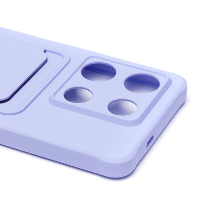 Чехол-накладка для Infinix Note 30 Pro (светло-фиолетовый) - SC304 с картхолдером Чехол-накладка для Infinix Note 30 Pro (светло-фиолетовый) - SC304 с картхолдером