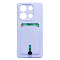 Чехол-накладка для Infinix Note 30 4G (светло-фиолетовый) - SC304 с картхолдером Чехол-накладка для Infinix Note 30 4G (светло-фиолетовый) - SC304 с картхолдером