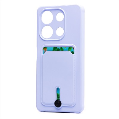 Чехол-накладка для Infinix Note 30 4G (светло-фиолетовый) - SC304 с картхолдером Чехол-накладка для Infinix Note 30 4G (светло-фиолетовый) - SC304 с картхолдером